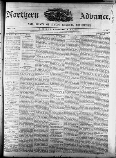 Northern Advance, 18 May 1864