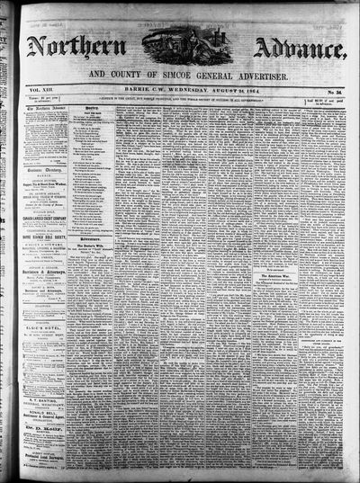 Northern Advance, 24 Aug 1864