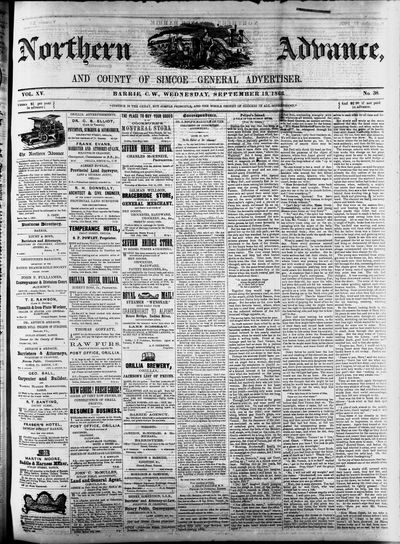 Northern Advance, 19 Sep 1866