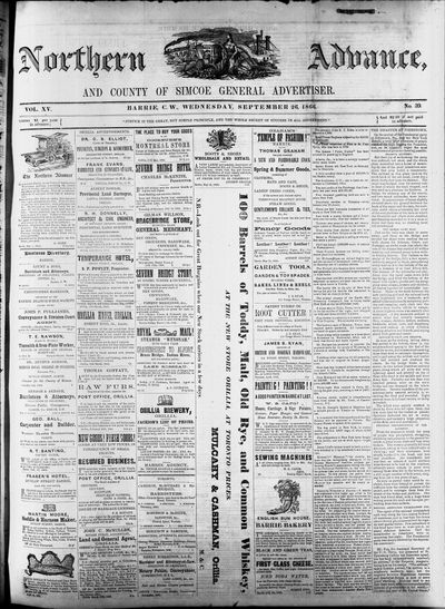 Northern Advance, 26 Sep 1866