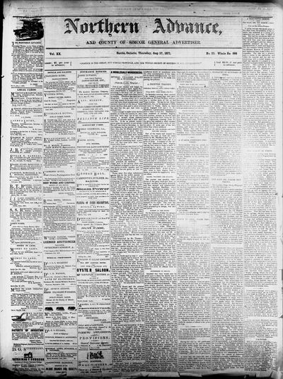 Northern Advance, 17 Aug 1871