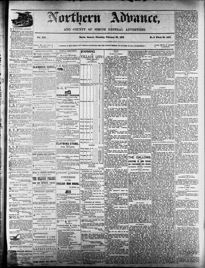 Northern Advance, 29 Feb 1872