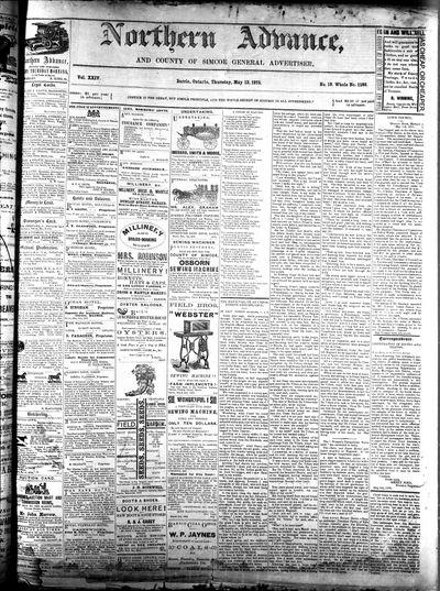 Northern Advance, 13 May 1875