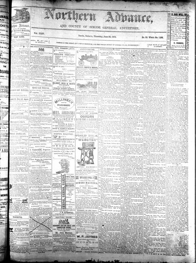 Northern Advance, 24 Jun 1875