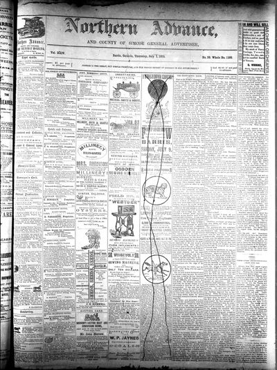 Northern Advance, 1 Jul 1875