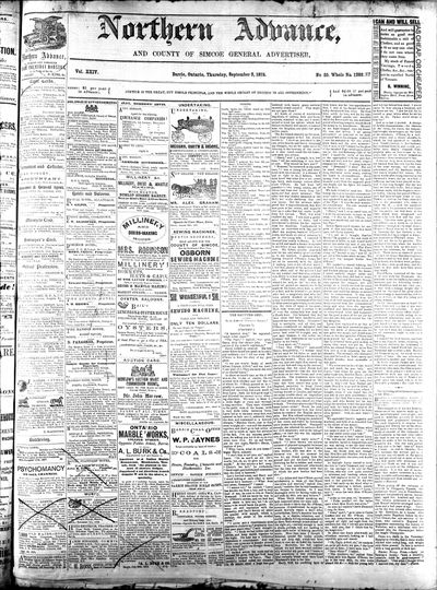 Northern Advance, 2 Sep 1875