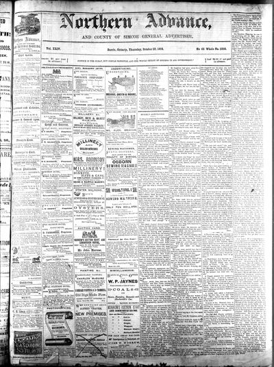 Northern Advance, 28 Oct 1875