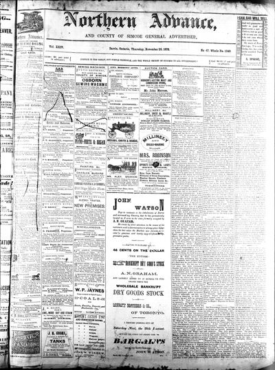 Northern Advance, 25 Nov 1875