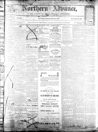 Northern Advance, 2 Dec 1875