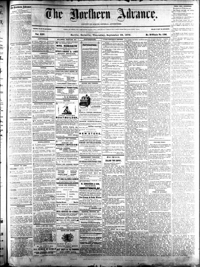 Northern Advance, 28 Sep 1876