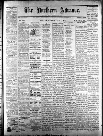 Northern Advance, 2 May 1878