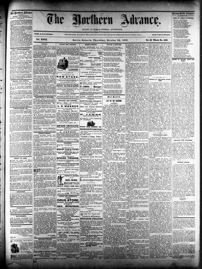 Northern Advance, 24 Oct 1878