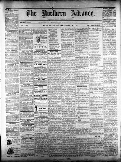 Northern Advance, 6 Feb 1879