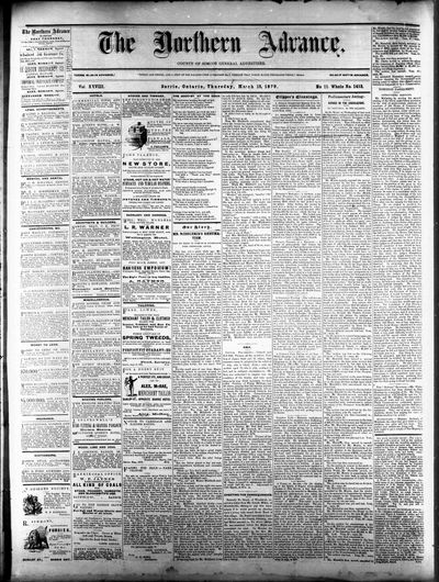 Northern Advance, 13 Mar 1879