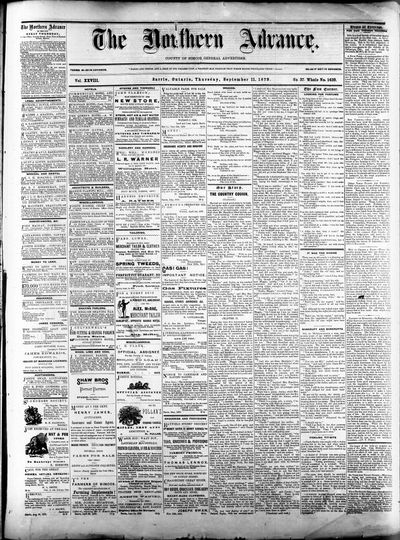 Northern Advance, 11 Sep 1879