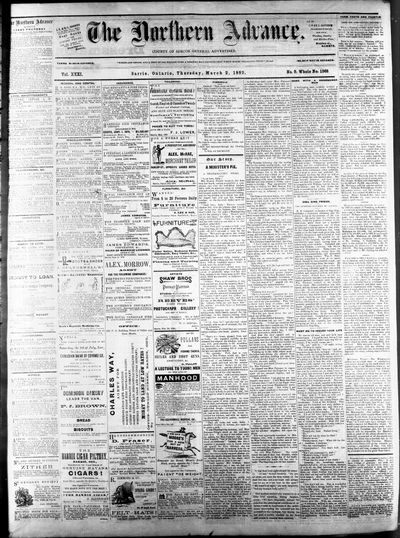 Northern Advance, 2 Mar 1882