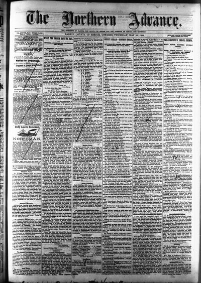 Northern Advance, 30 May 1889