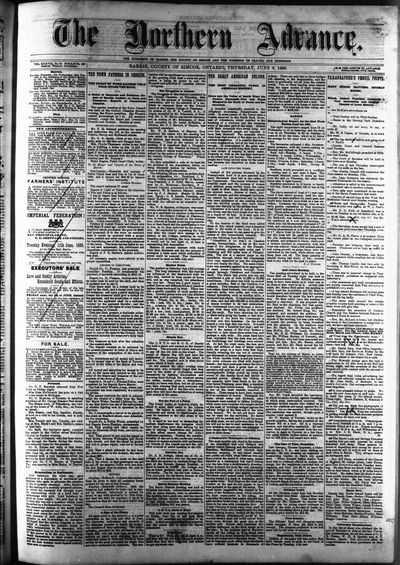 Northern Advance, 6 Jun 1889