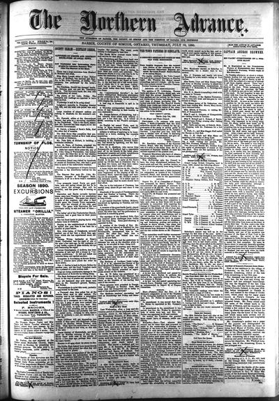 Northern Advance, 10 Jul 1890