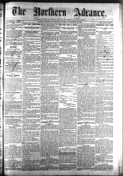 Northern Advance, 20 Nov 1890