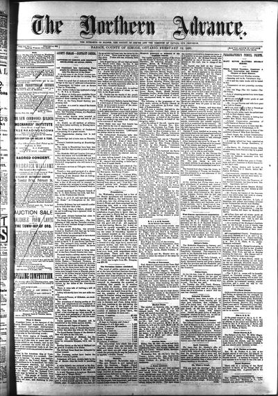 Northern Advance, 12 Feb 1891