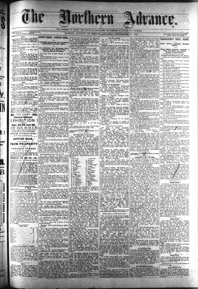 Northern Advance, 17 Sep 1891