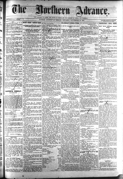 Northern Advance, 19 Nov 1891