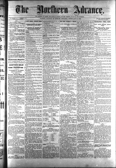 Northern Advance, 18 Feb 1892