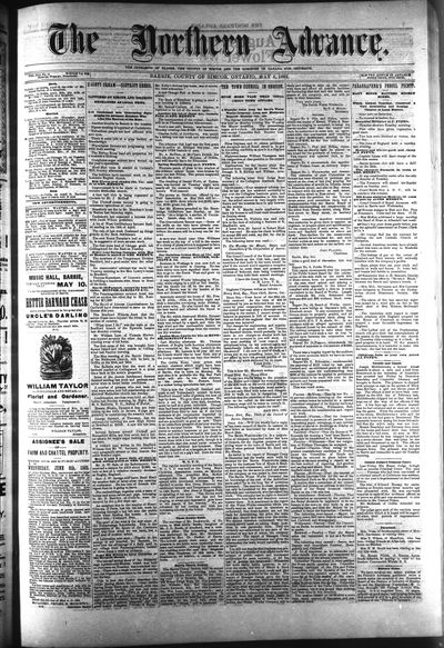 Northern Advance, 5 May 1892