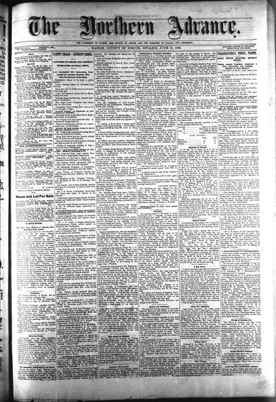 Northern Advance, 16 Jun 1892