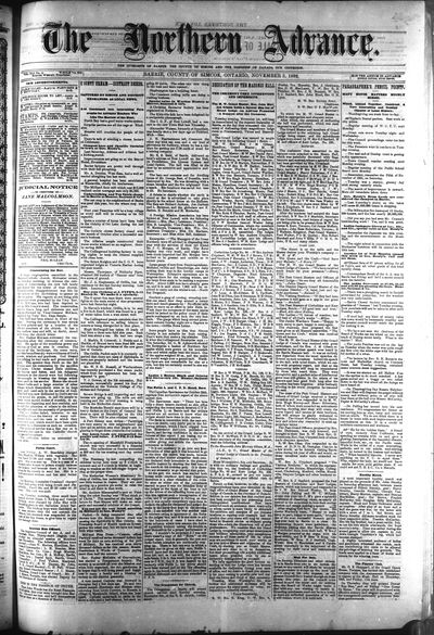 Northern Advance, 3 Nov 1892