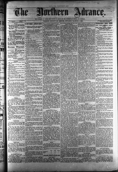 Northern Advance, 2 Mar 1893