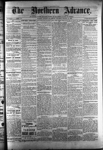 Northern Advance, 16 Mar 1893