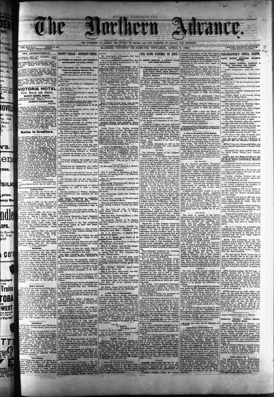 Northern Advance, 6 Apr 1893