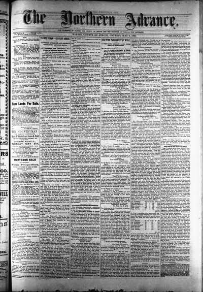 Northern Advance, 4 May 1893