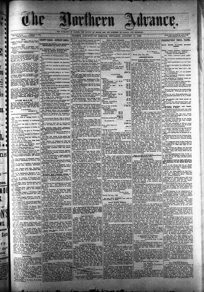 Northern Advance, 17 Aug 1893