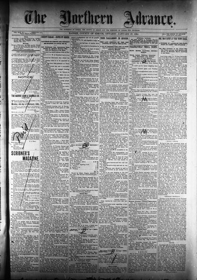 Northern Advance, 17 Jan 1895