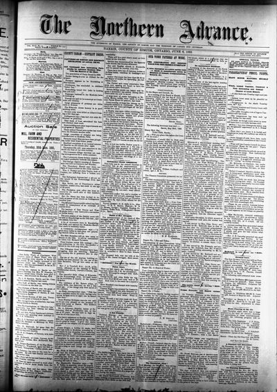 Northern Advance, 6 Jun 1895