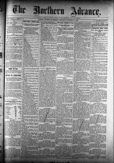 Northern Advance, 24 Oct 1895