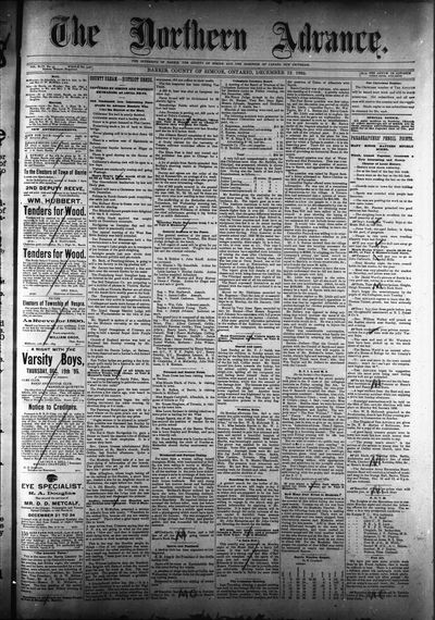 Northern Advance, 12 Dec 1895