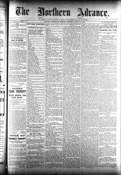 Northern Advance, 16 Apr 1896