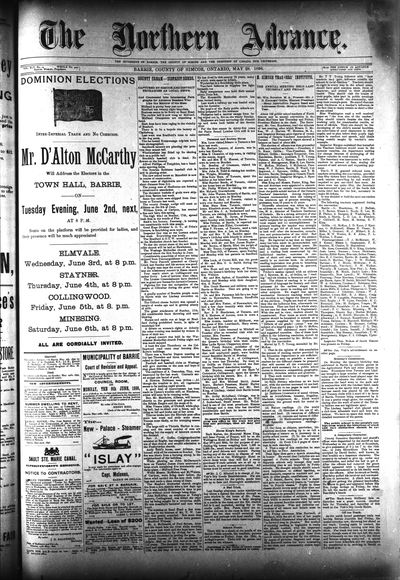 Northern Advance, 28 May 1896