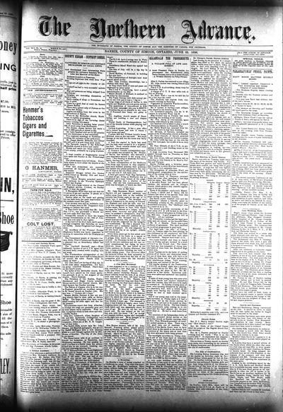 Northern Advance, 25 Jun 1896