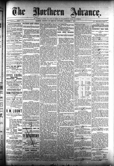 Northern Advance, 7 Oct 1897