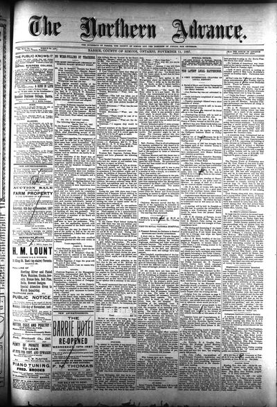 Northern Advance, 11 Nov 1897