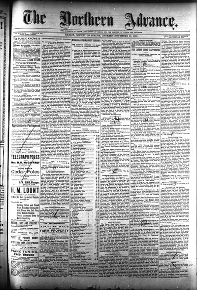 Northern Advance, 18 Nov 1897