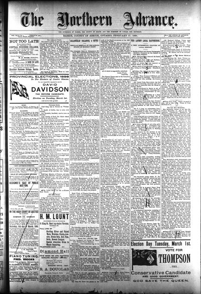 Northern Advance, 17 Feb 1898