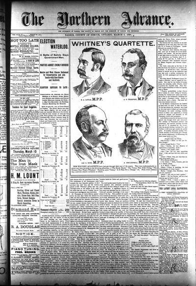 Northern Advance, 3 Mar 1898