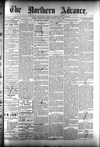 Northern Advance, 2 Jun 1898