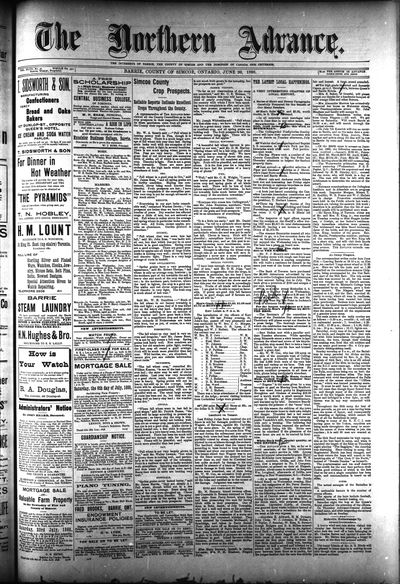 Northern Advance, 30 Jun 1898